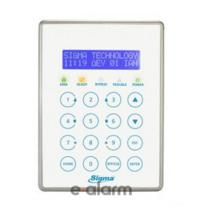 APOLLO PLUS KP/RFID Πληκτρολόγιο αφής με φωτιζόμενα πλήκτρα και LCD οθόνη Sigma Security Πληκτρολόγια με LCD οθόνη μπλε χρώματος 